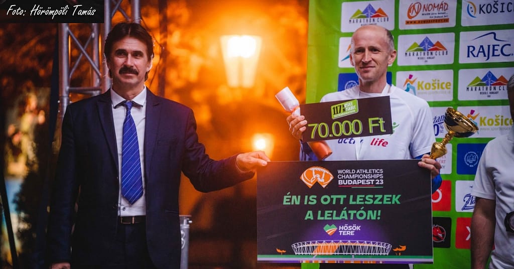 Mészáros Roland a Miskolc - Kassa ultramaraton bajnoka